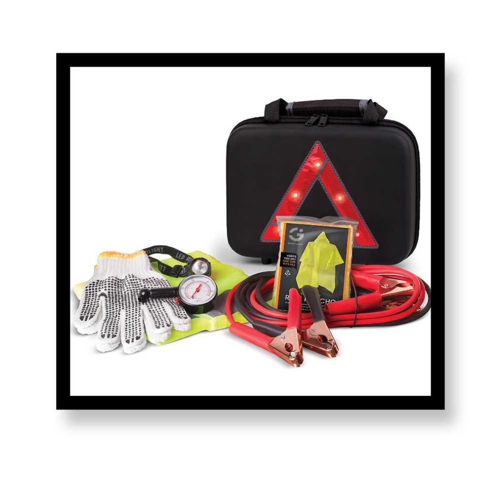 Emergency Car Kit with LED Triangle